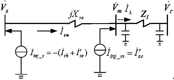 Node current injection method-based modeling method of unified power flow controller