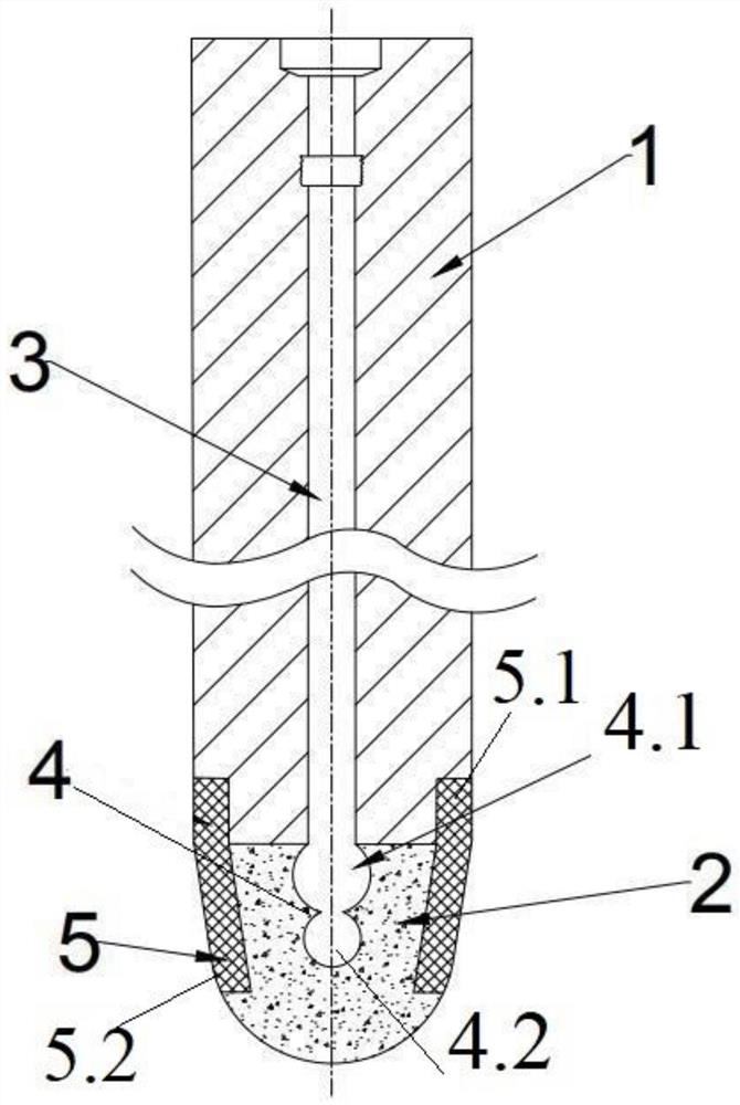 Continuous casting argon blowing stopper rod and preparation method and application thereof