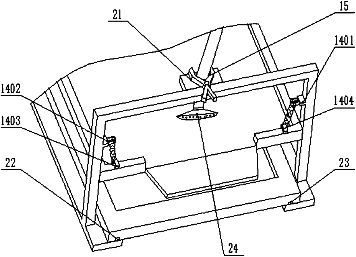 Automatic escargot screening and washing device