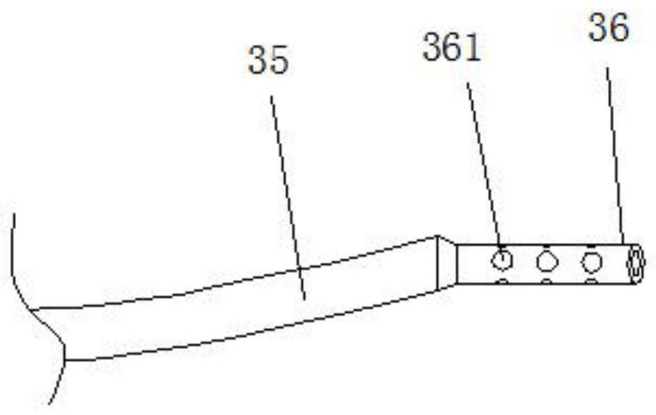 Lung clearing and sputum expelling device for respiratory medicine