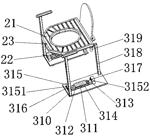 Intelligentized adjustable sitting-squatting type toilet apparatus