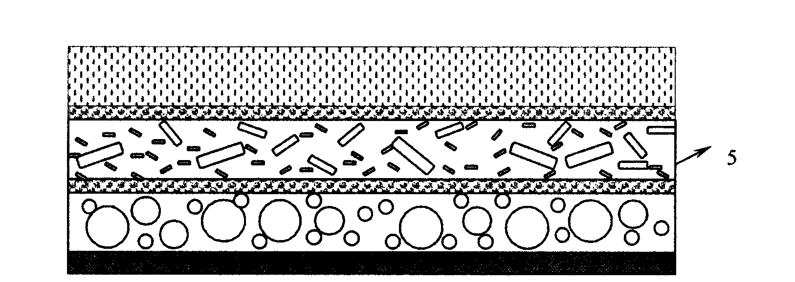 Efficient sound insulation material and manufacturing method thereof