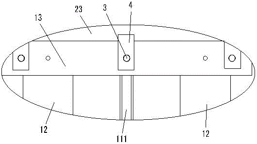 Special machine tool and processing method for plane processing of large equipment