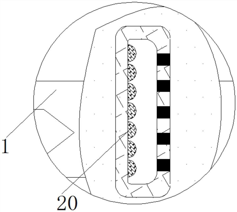 Device for efficiently painting building indoor latex paint