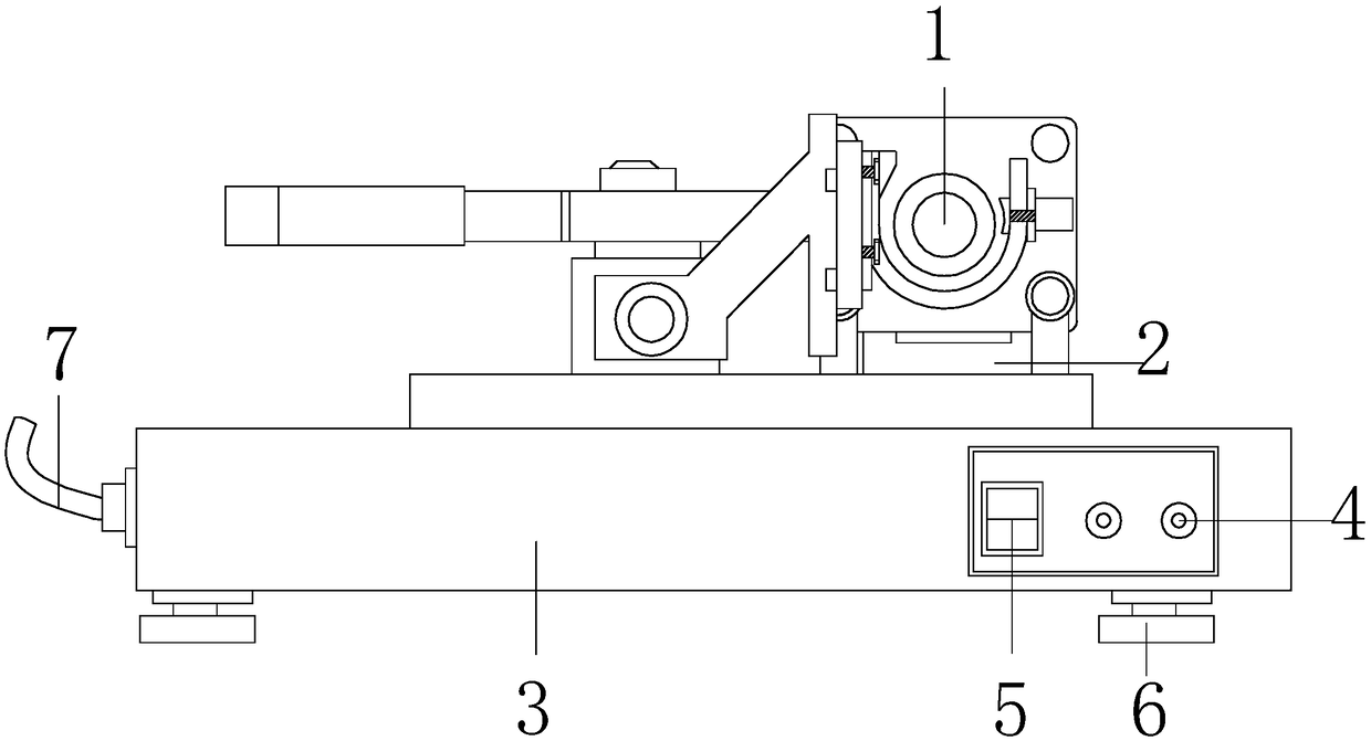 Quick centering and melting device for PPR water feeding pipes