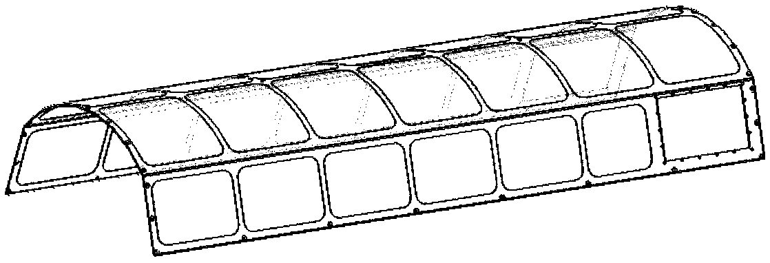 Accurate machining method for complex thin-wall variable-thickness large covering cap