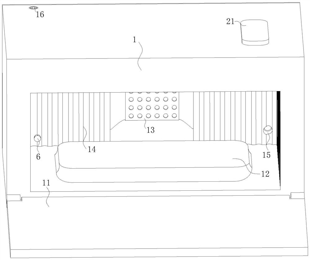 Integrated food steaming oven