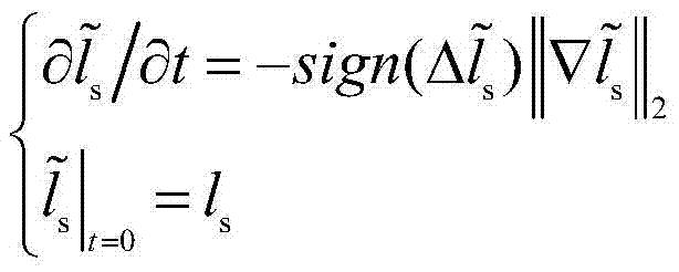 Noise blurred image blind deconvolution method based on image significant structure