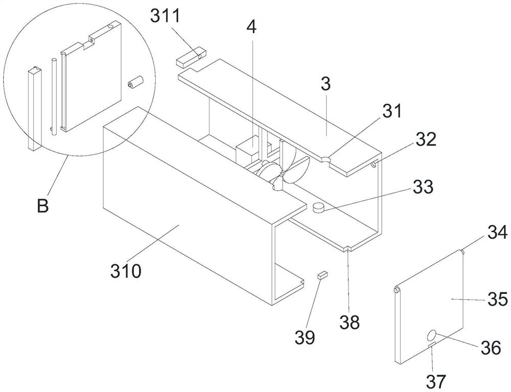 Manual water flow velocity measuring device for water conservancy monitoring