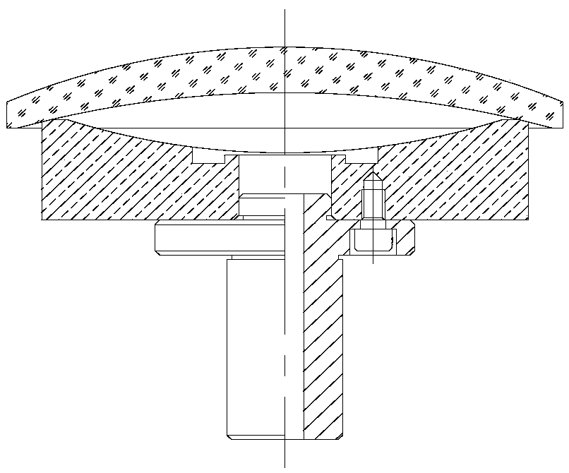 Multifunctional numerical-control spherical optical element milling and grinding tool