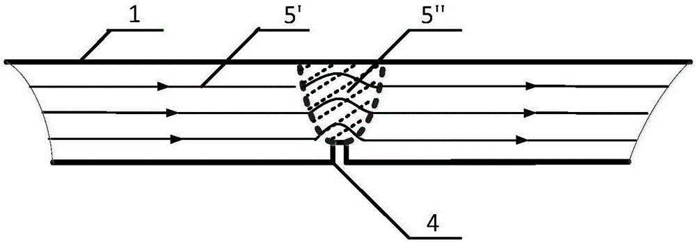 Thick-wall steel tube internal crack detection method based on surface magnetic conductivity differential measurement