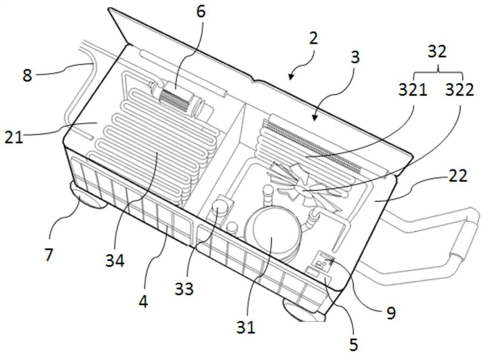 Liquid-cooled air conditioning garment