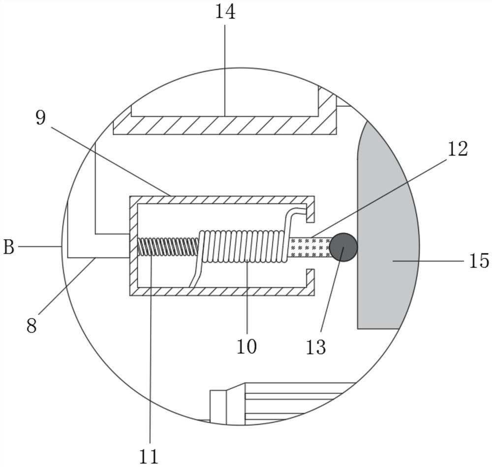 Efficient heat dissipation alternating current power distribution cabinet capable of automatically removing dust