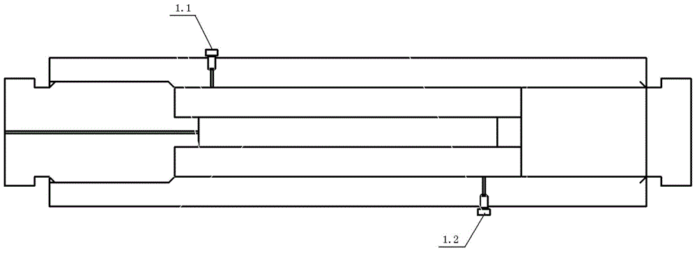 Core clamper constant temperature system and experiment method thereof