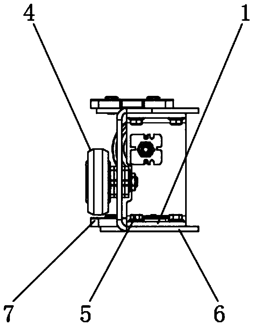 Convenient-to-regulate elevator roller guide shoe