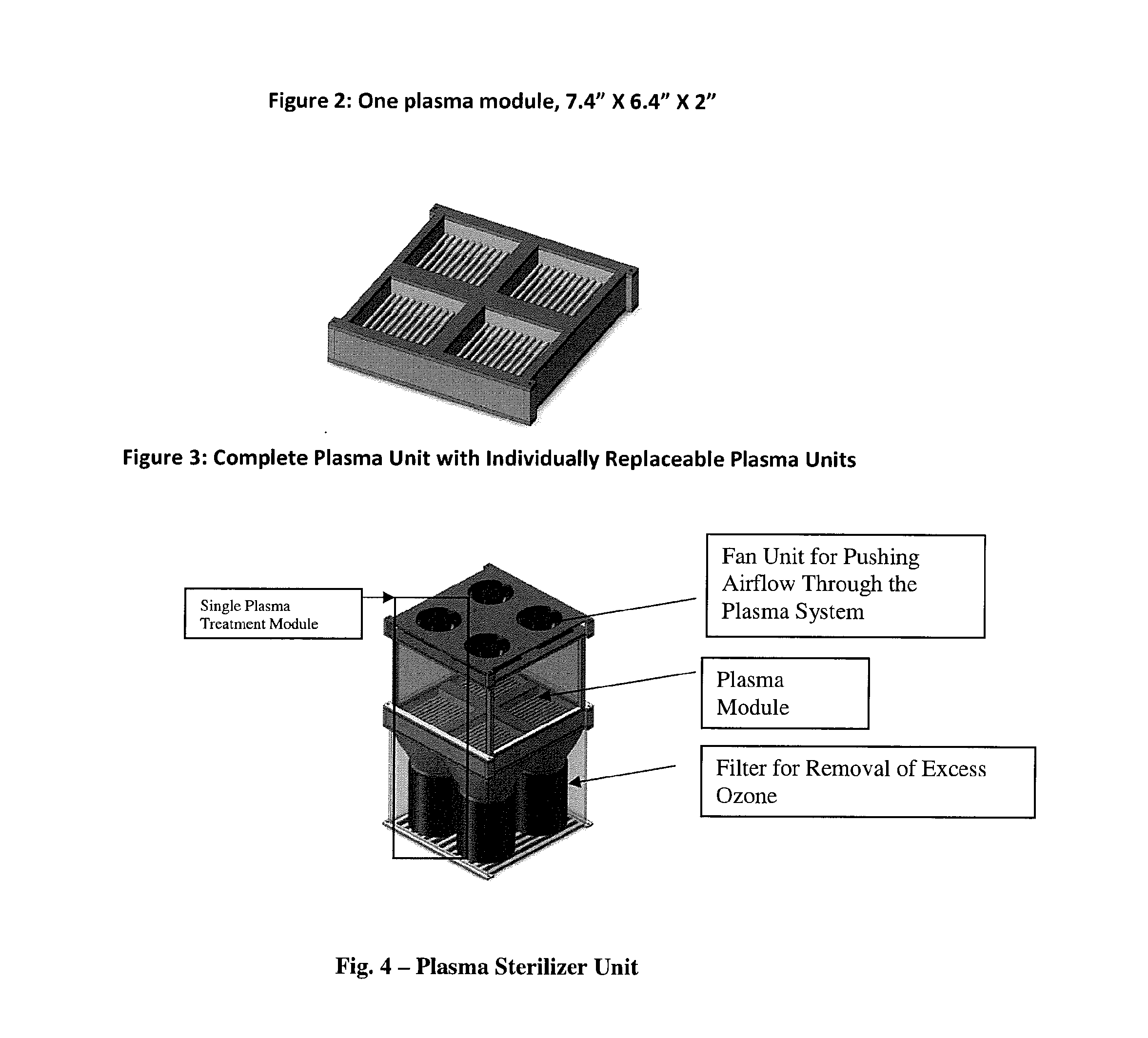 Plasma system for air sterilization