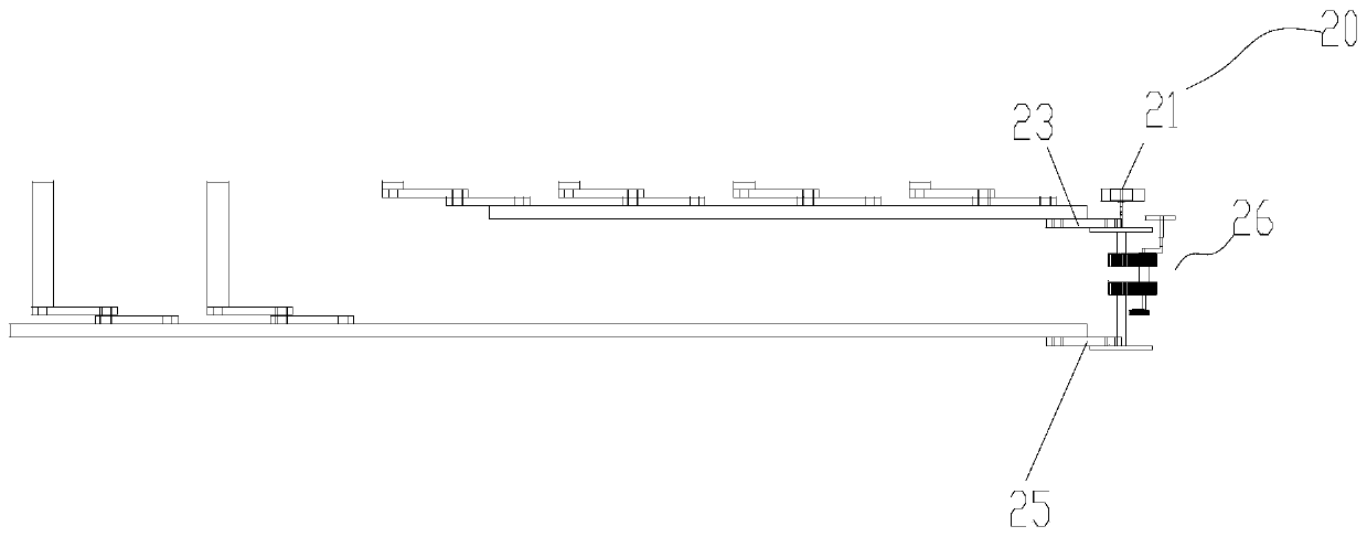 Wind sweeping blade mechanism and air conditioner comprising same