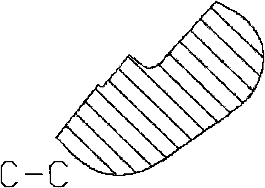 Method for processing stepped nonlinear spiral groove of 16PA6 injection pump plunger