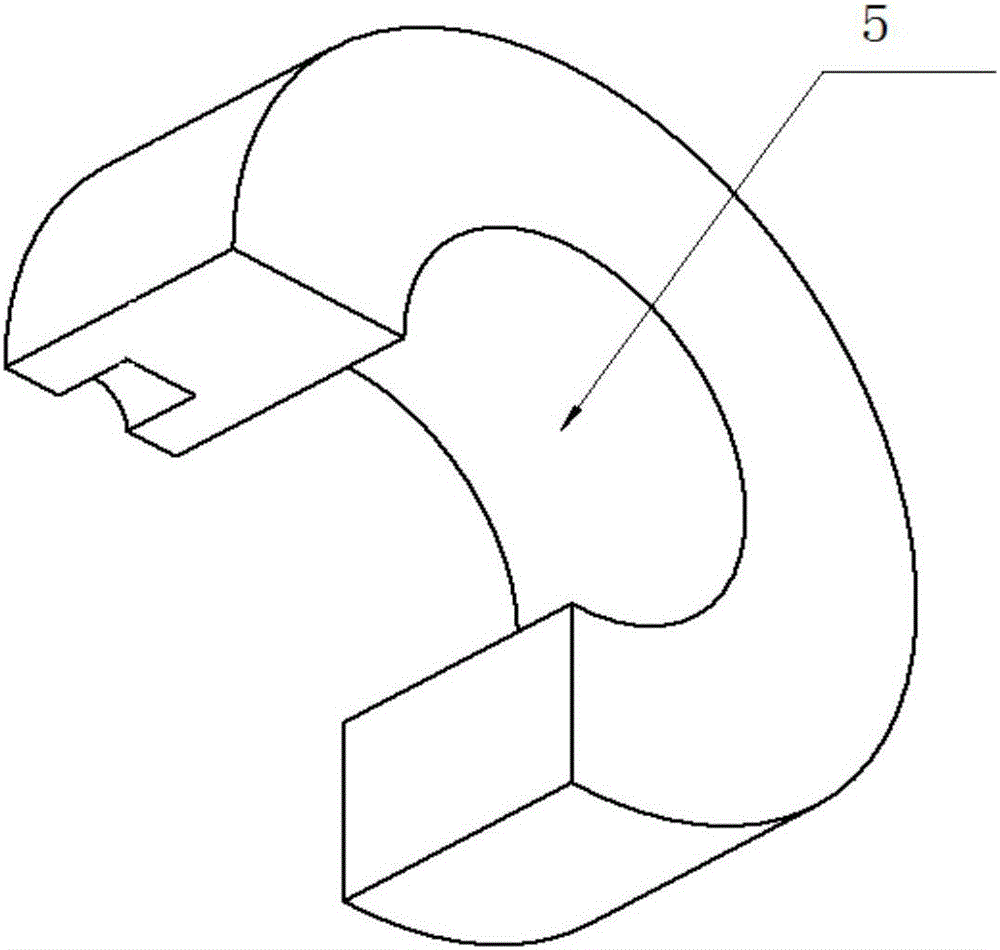 Device used for restraining self-excited oscillation of servo valve and capable of adjusting orifice area