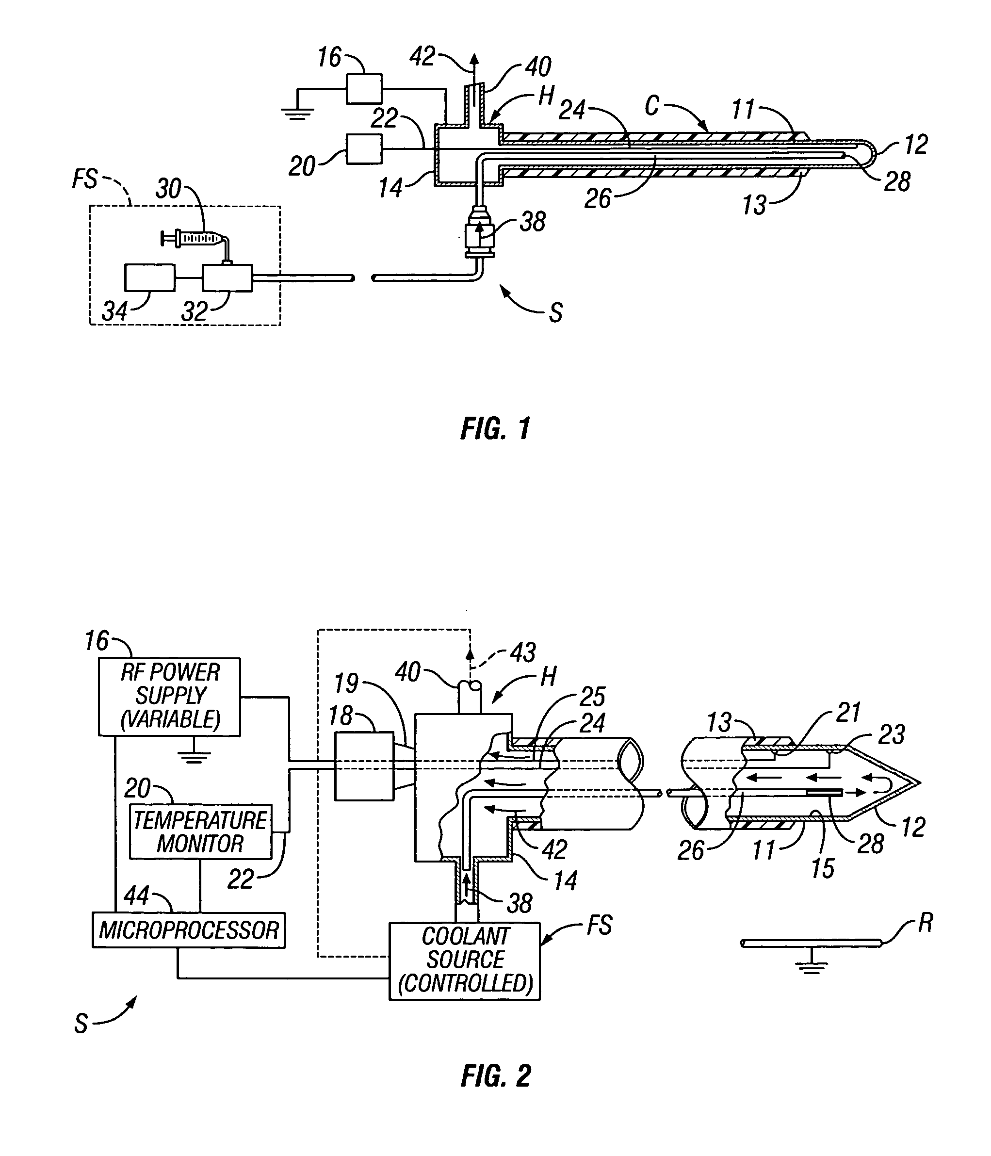 Apparatus and method for electrode thermosurgery