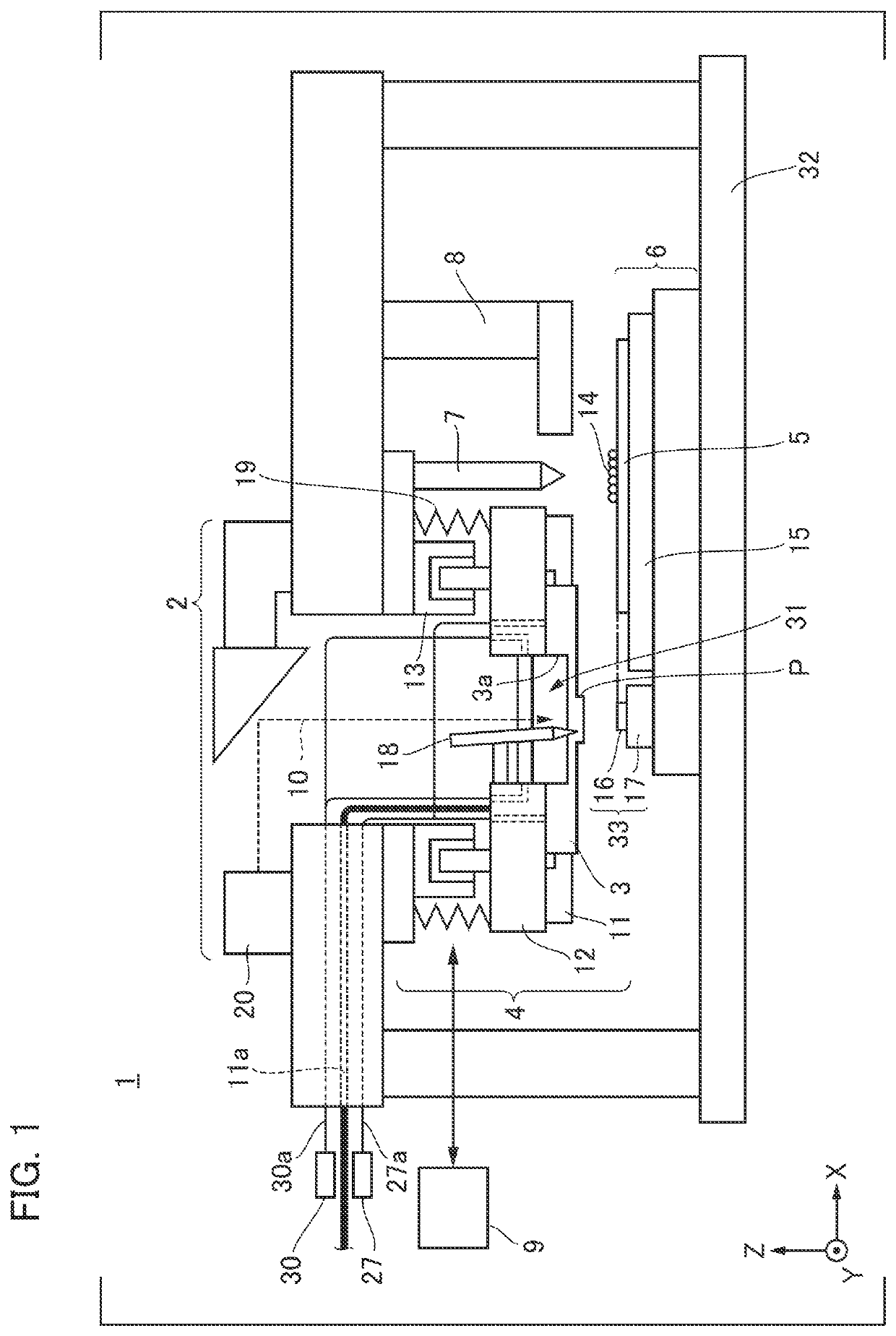 Imprint device and method for manufacturing article