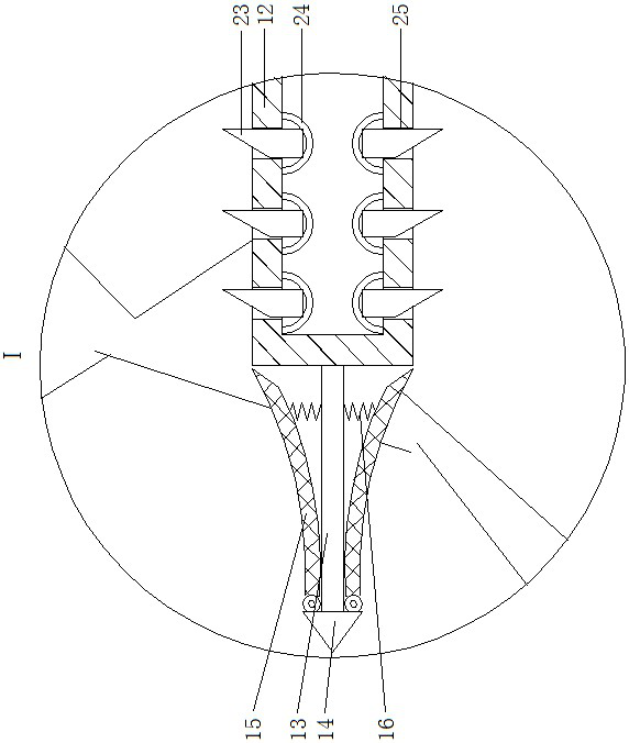 Device for isolating pollutants around drinking water source