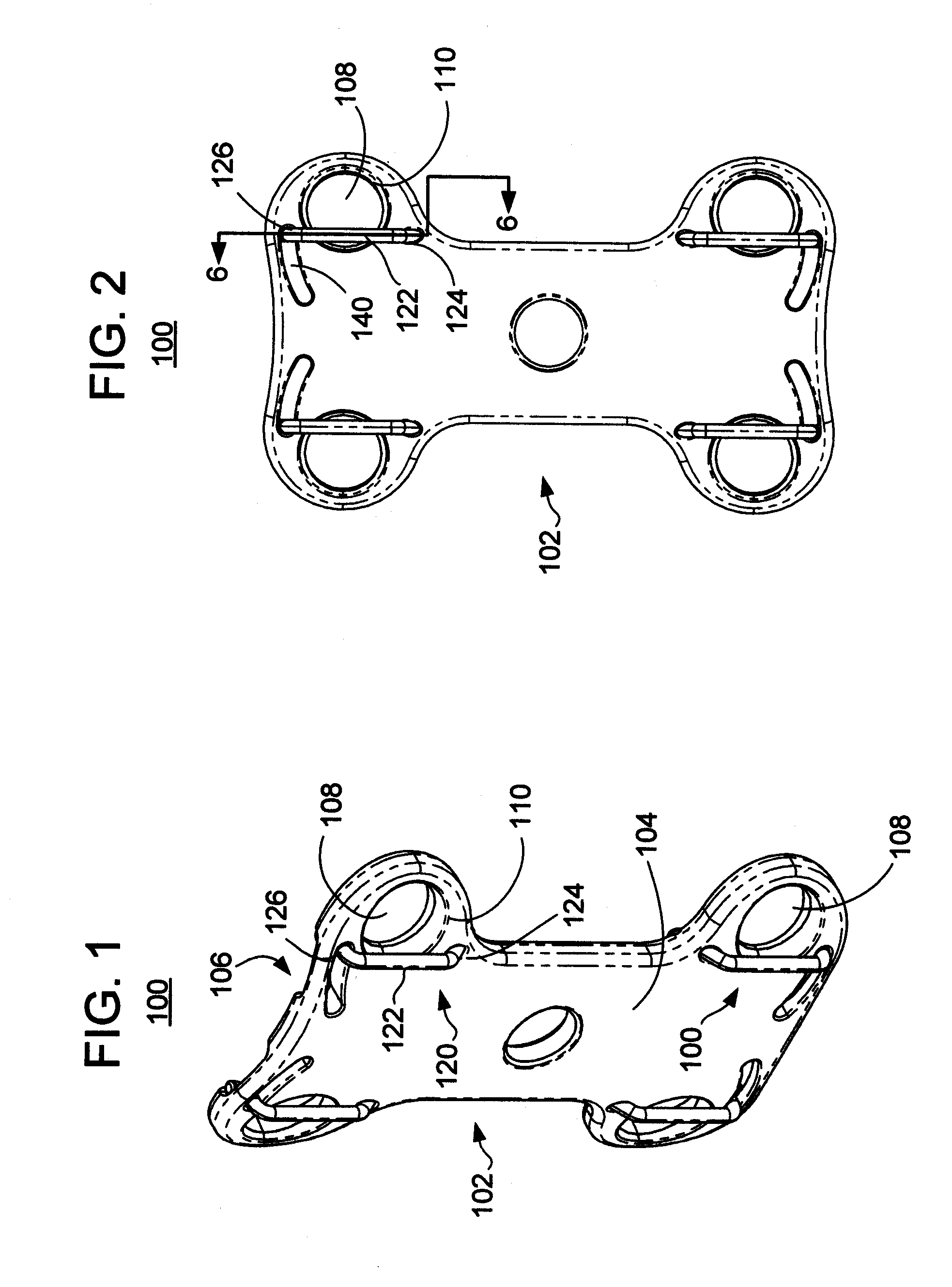 Methods and apparatus for providing a retainer for a bone stabilization device