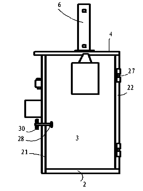 Opening fiber pneumatic packing device