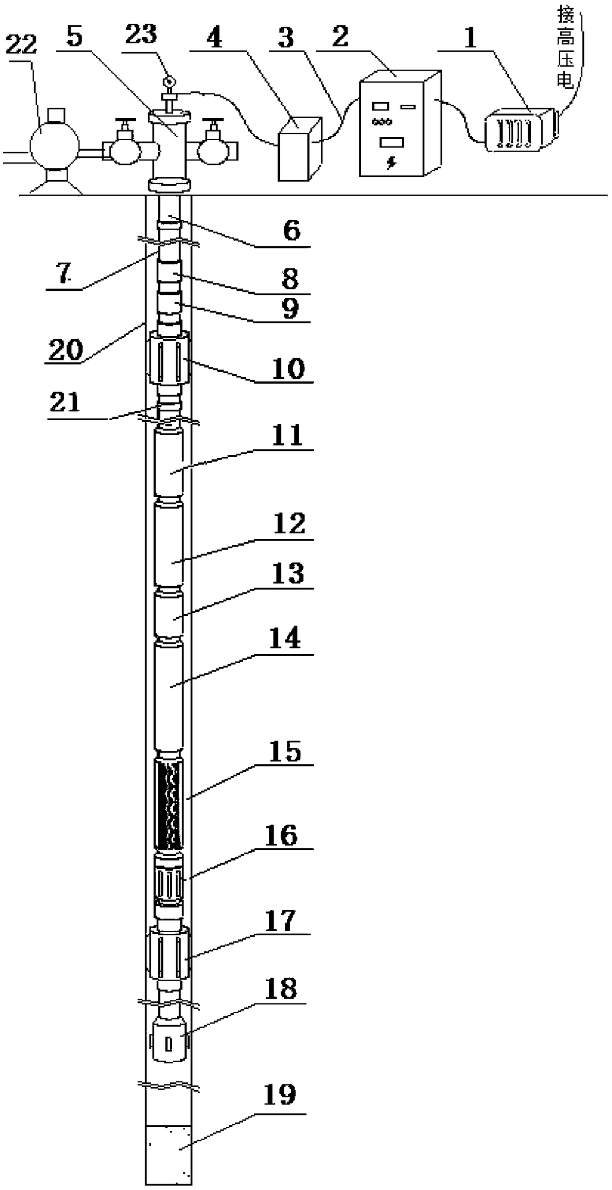 Intelligent control method for rodless lifting system for oil well