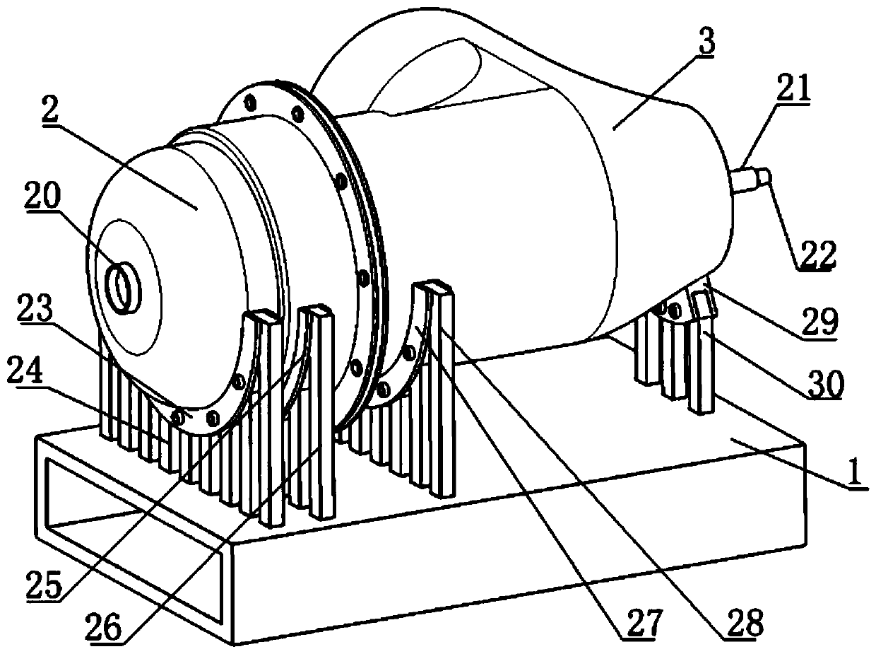 Rotary blade meshing pump core and rotary blade meshing pump