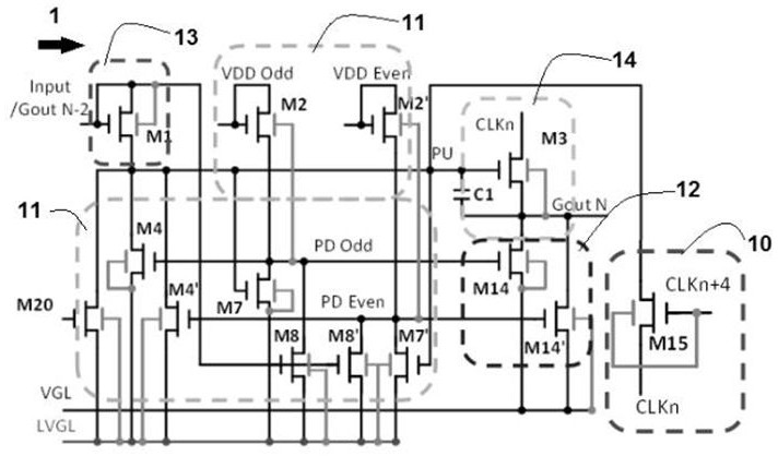 Scan driving unit, scan driving circuit, array substrate and display