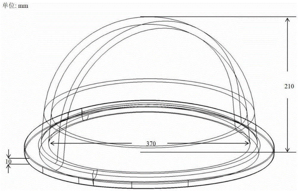 Injection molding production method of transparent product with thick-walled curved surface structure