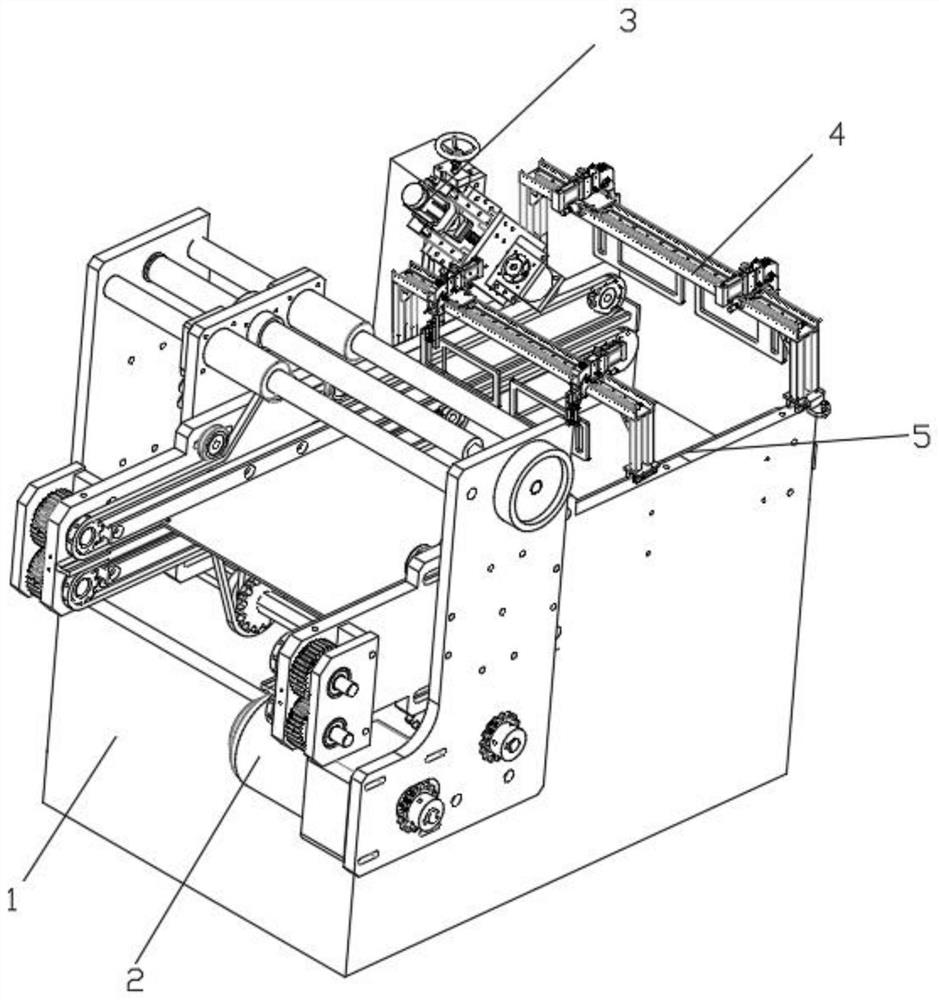 Printing device of wrapping paper and using method of printing device