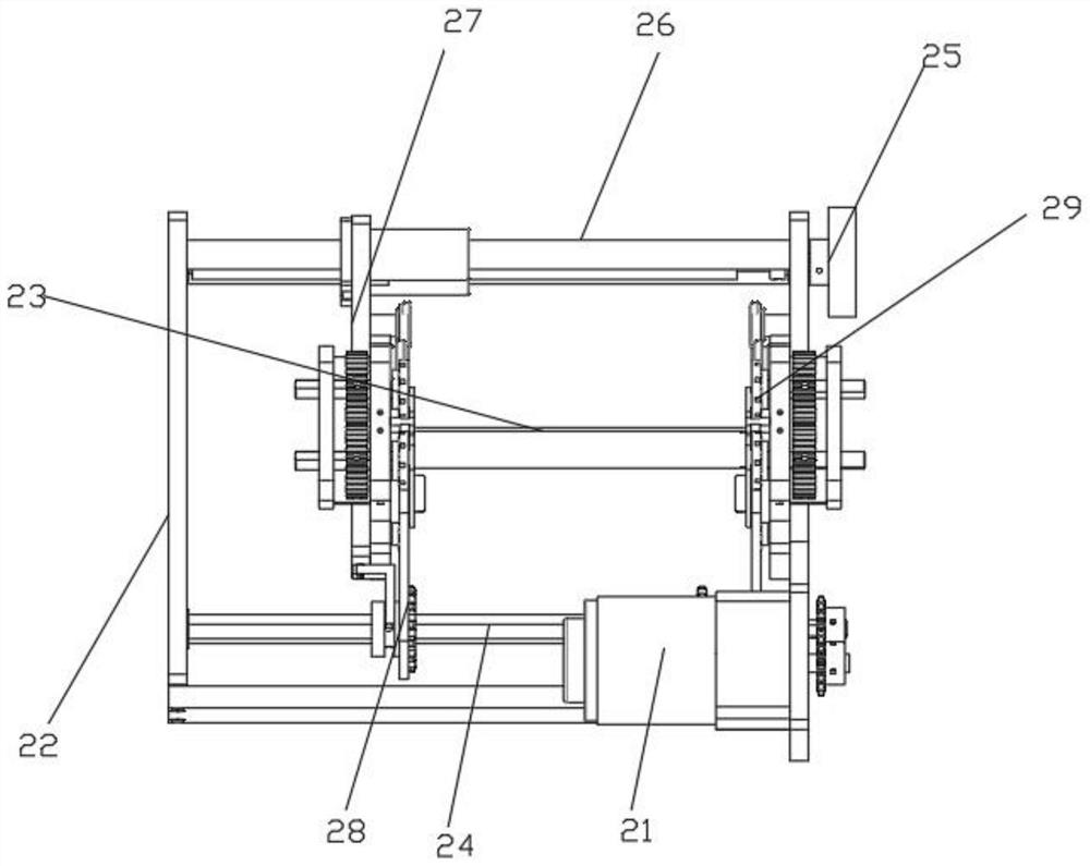 Printing device of wrapping paper and using method of printing device