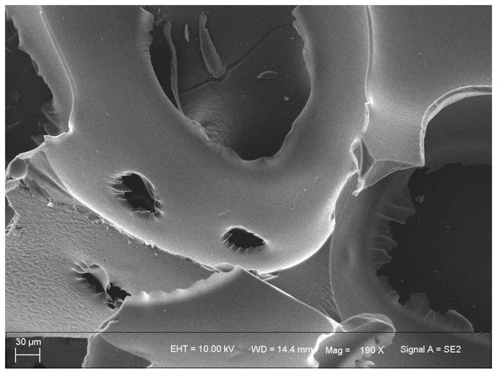 Preparation method and application of hierarchical pore carbon material