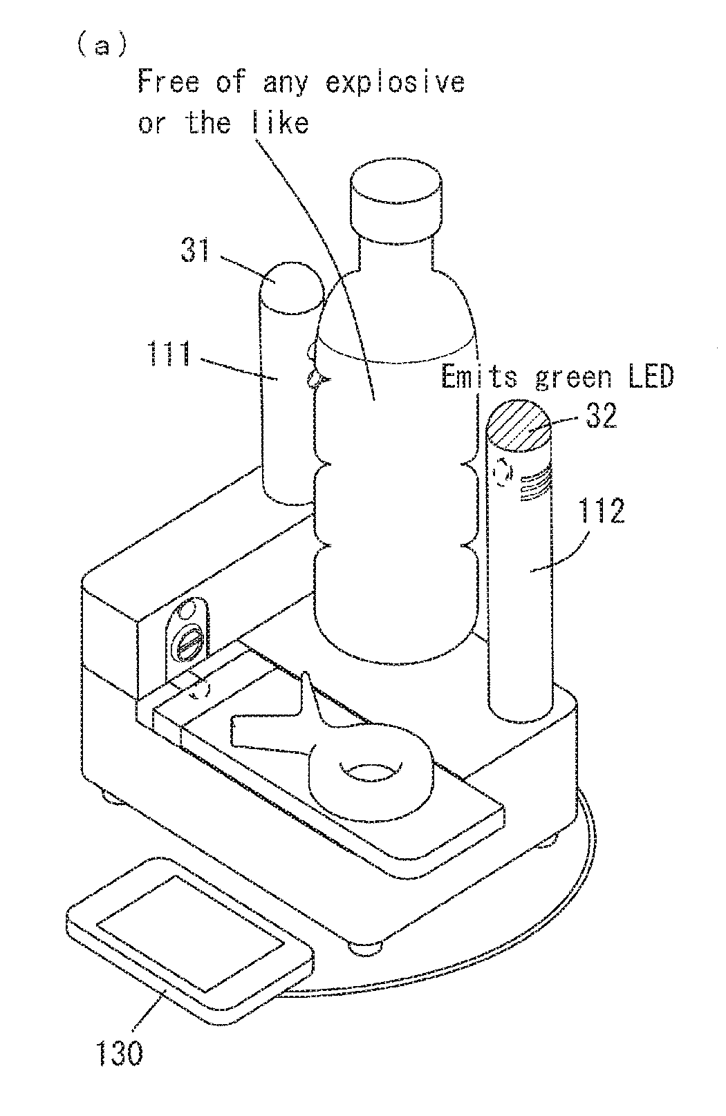 Liquid examination device and liquid examination method