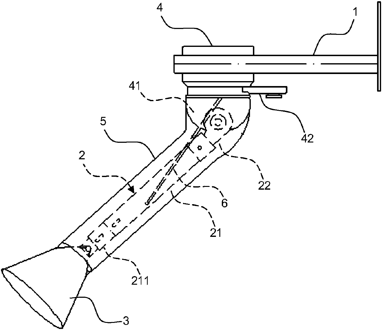 Flexible Telescopic Soot Arm