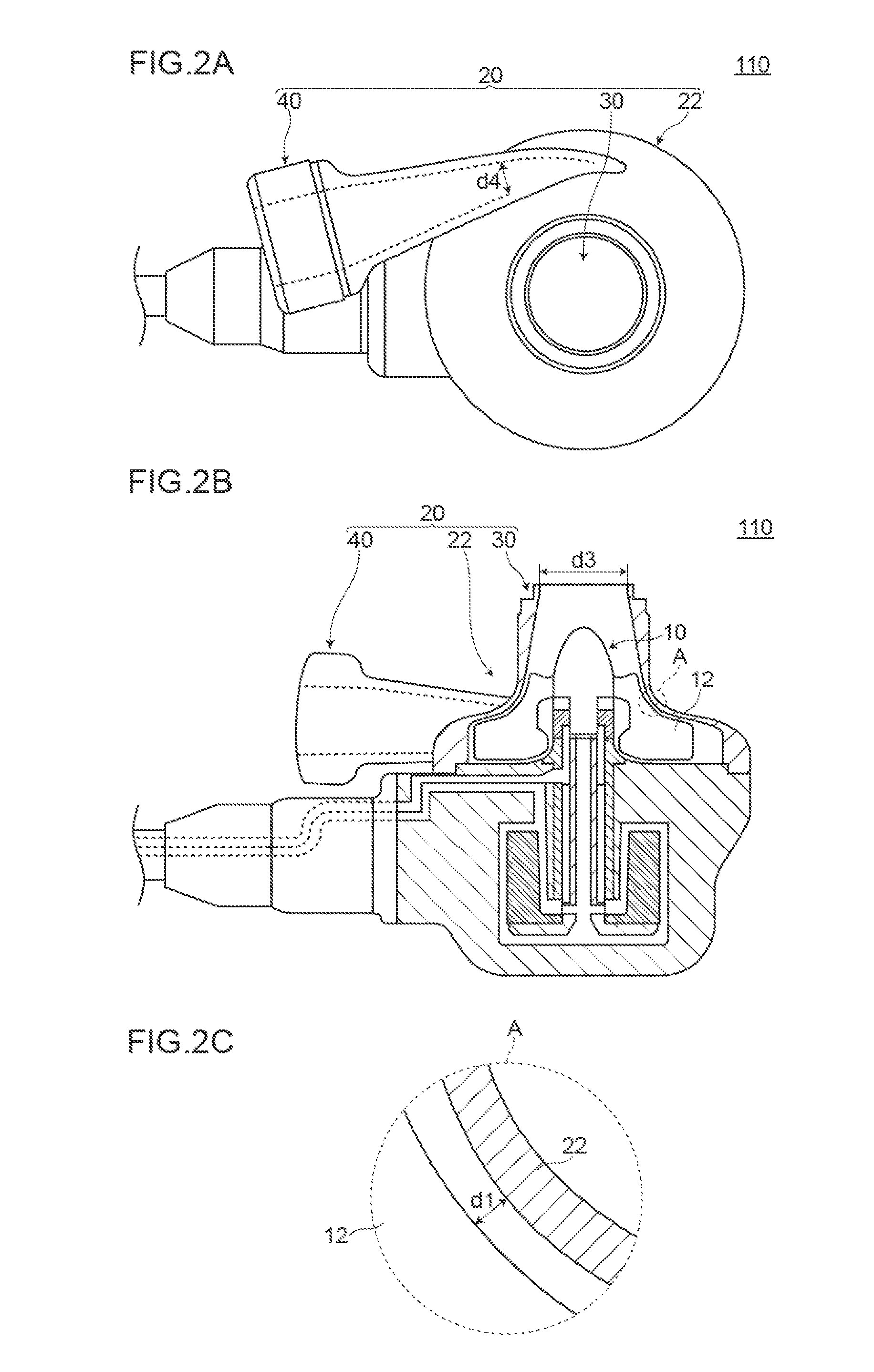 Ventricular assist blood pump