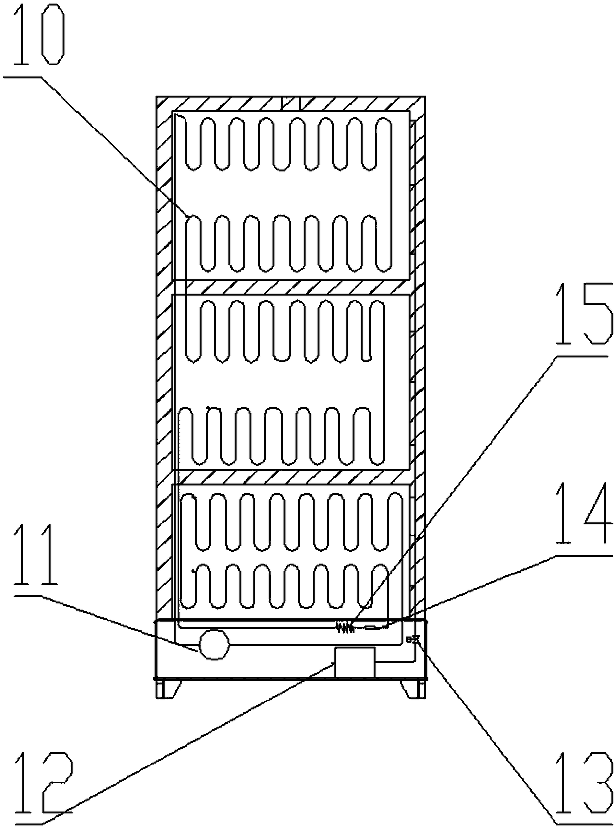 Cell culture cold closet for biotechnology