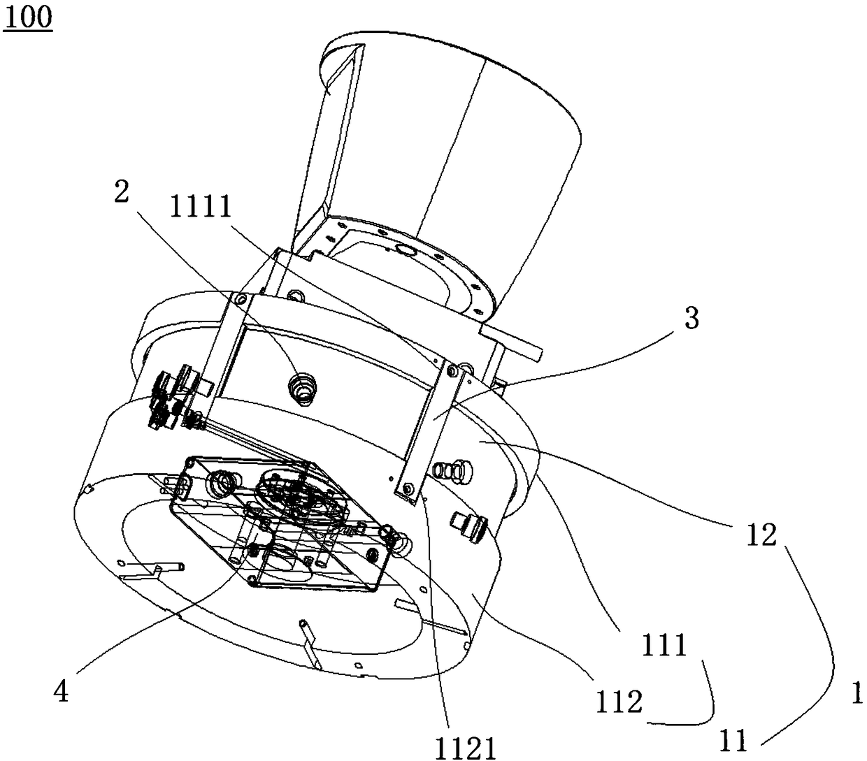 Camera apparatus for a vehicle and vehicle