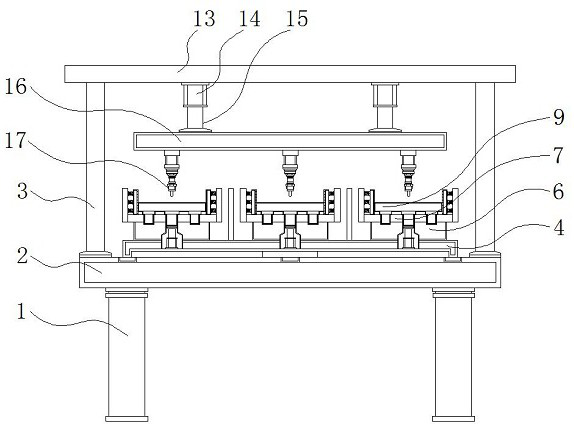 Assembly equipment with anti-falling structure for communication electronic part processing