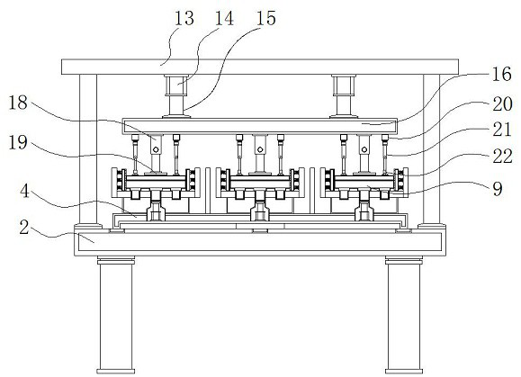 Assembly equipment with anti-falling structure for communication electronic part processing