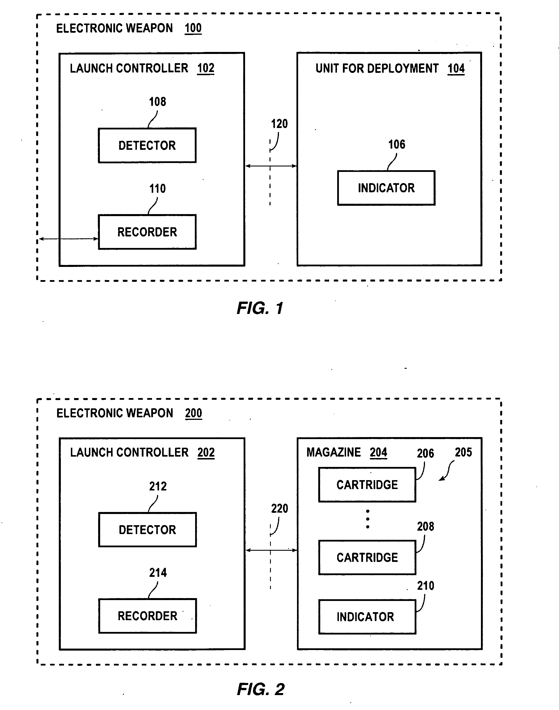 Systems and methods for electronic weaponry that detects properties of a unit for deployment