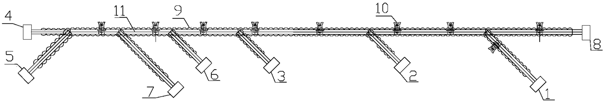 A car rear insurance wiring harness