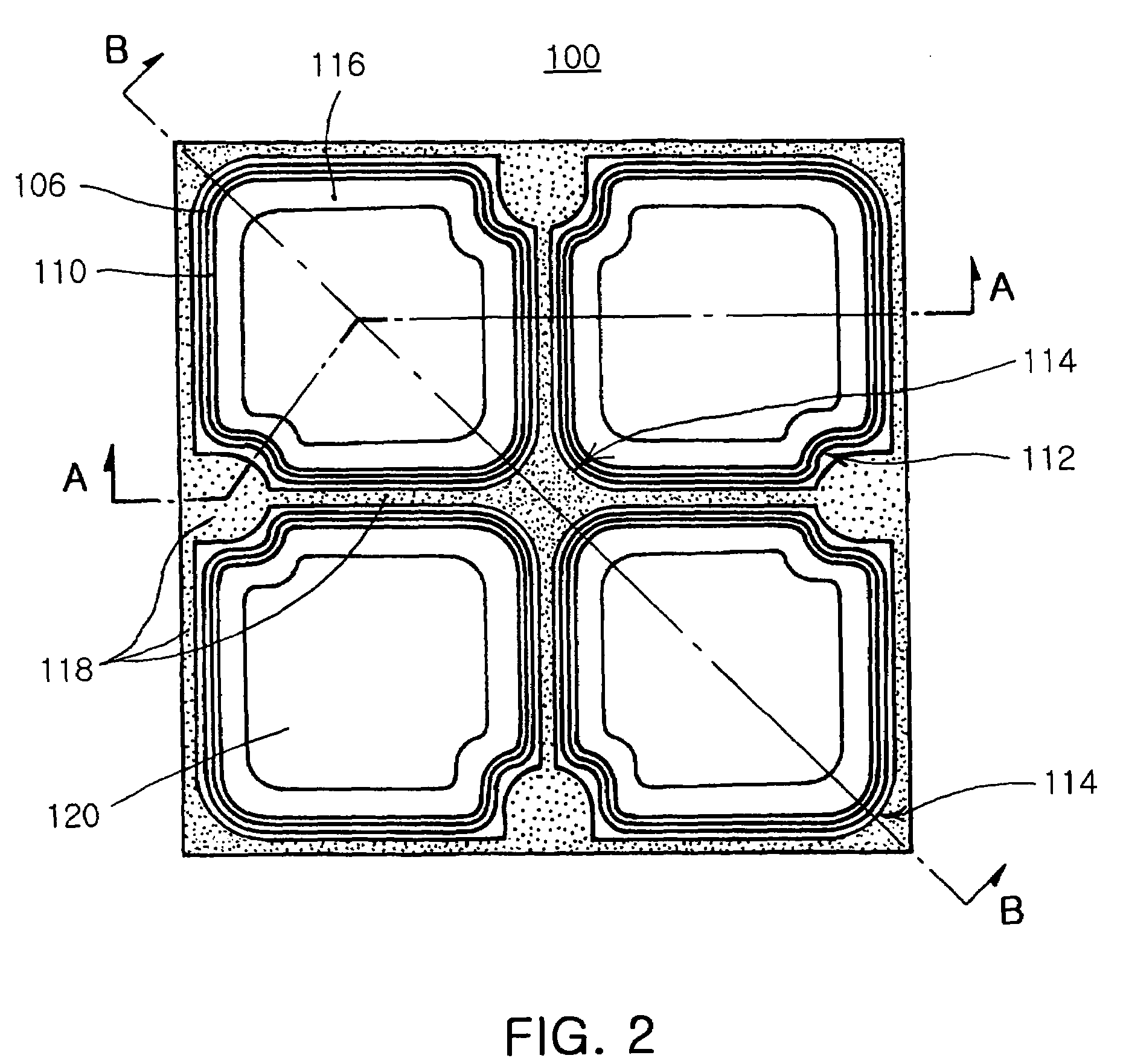 High power flip chip LED