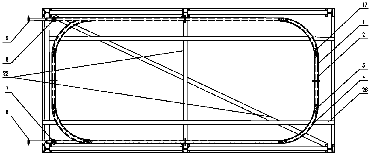 Split type spiral coiled type double-pipe heat exchanger