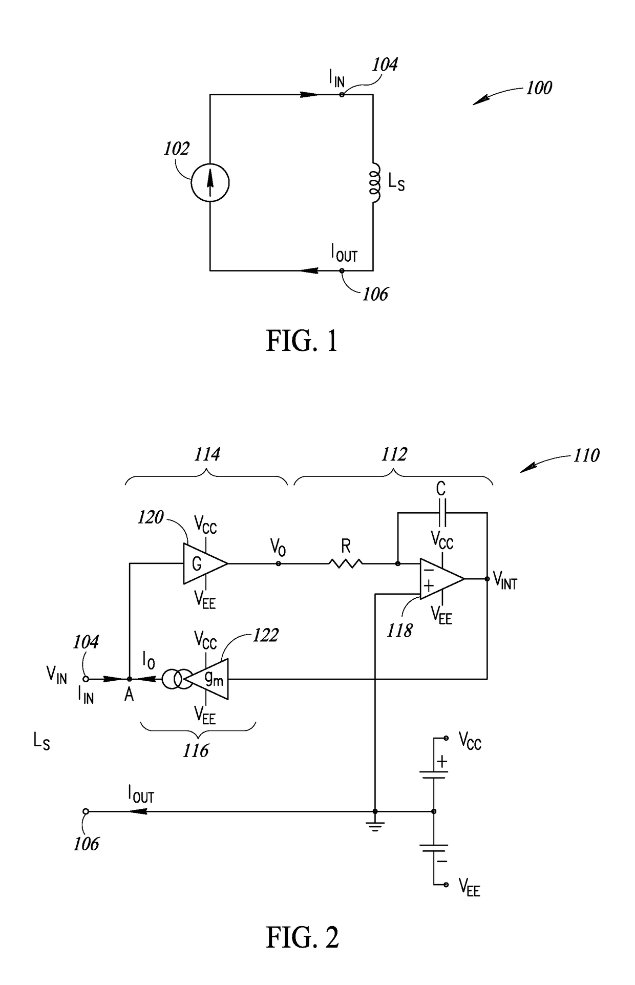 Synthesized inductance circuit