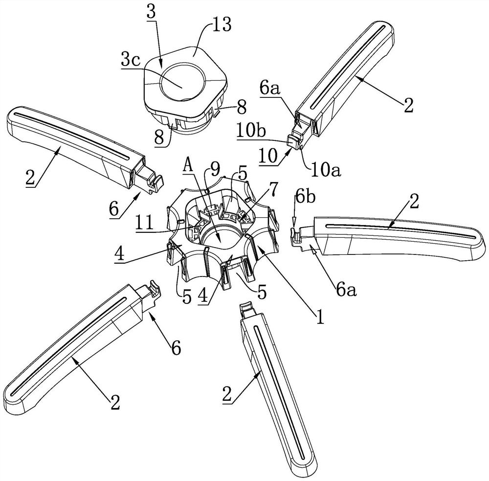 Chair leg packaging and using method