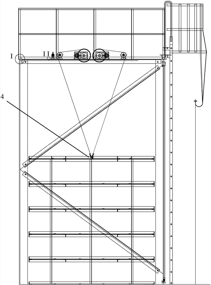 Eight-rope single-action box finding system