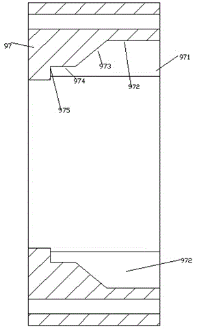 Power supply interface device of power supply equipment with left and right limiting function